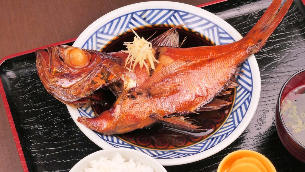 金目鯛姿煮定食