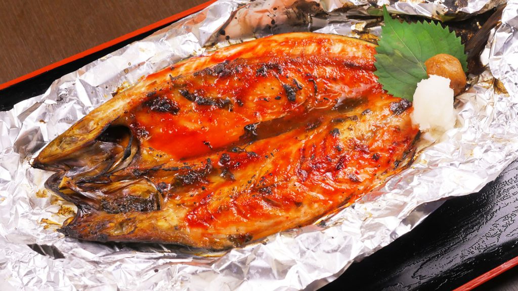 さばの梅昆布焼き定食